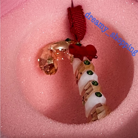 NIB Swarovski Holiday Cheers Gingerbread Candy Cane Crystal Ornament #5627609 - Picture 3 of 7